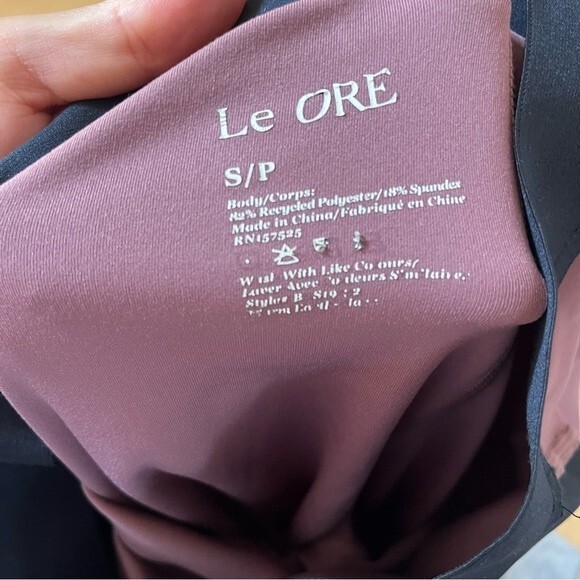 Le Ore Corso Crossover Leggings in Warm Earth Size Small - Picture 16 of 16